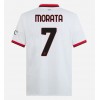 AC Milan Alvaro Morata #7 Bortatröja 2024-25 Korta ärmar